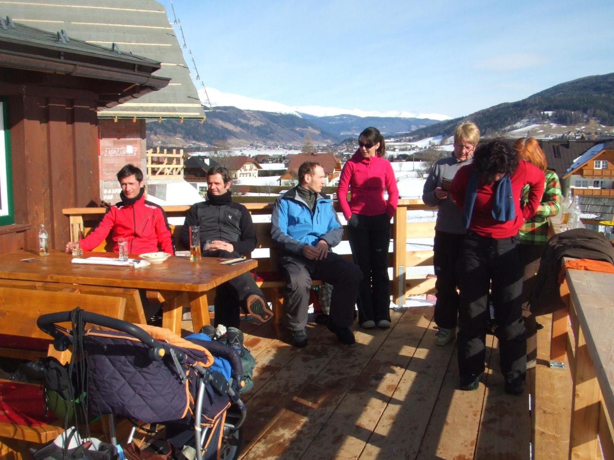 Sportbauernhof - Gasthaus Hochalmblick Krems in Kaernten ภายนอก รูปภาพ